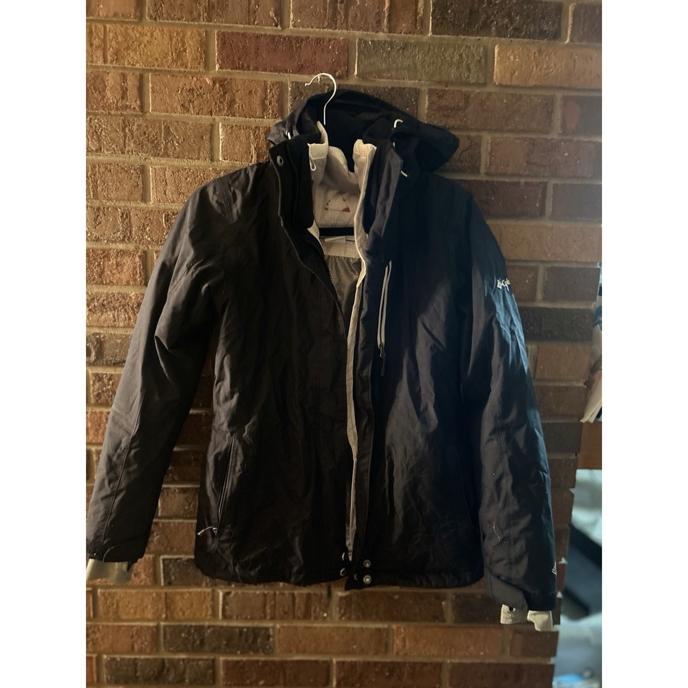 Columbia Whirlibird Omni Heat 3 In 1 Jacket Women's Small Gray Interchange Ski